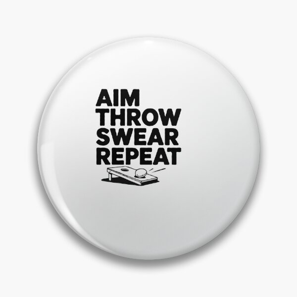 Item preview, Aim Throw Swear Repeat designed and sold by InsanseCreation.