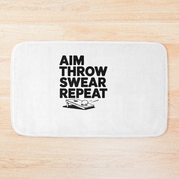 Item preview, Aim Throw Swear Repeat designed and sold by InsanseCreation.