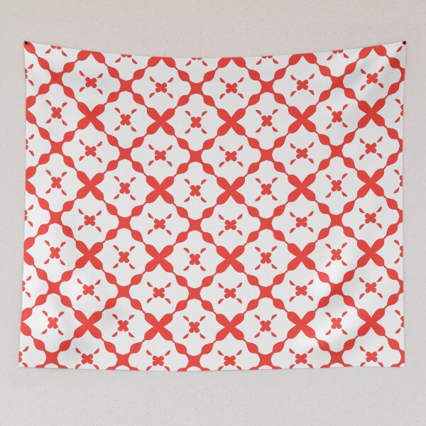 Item preview, Red Moroccan or Arabic Tile Pattern designed and sold by Patterns & Love .