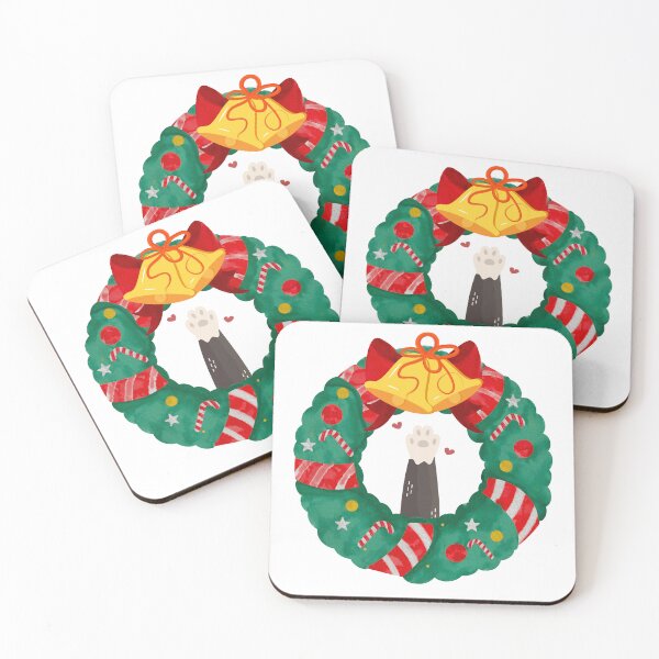 Item preview, Merry Christmas cats paw designed and sold by woranduck.