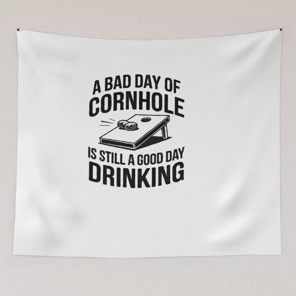 Item preview, Fun Drinking Quote Cornhole Lovers designed and sold by InsanseCreation.