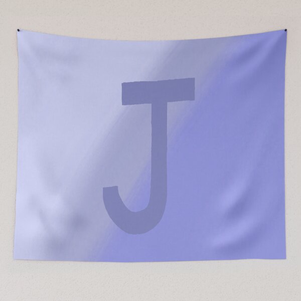 Item preview, Periwinkle J with Gradient Background designed and sold by MusicQueen17.