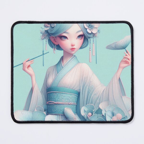 Item preview, Elegant Anime Girl Attire with Floral Accents designed and sold by ideandesign.
