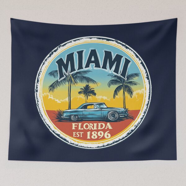 Item preview, Miami - Florida - US designed and sold by GoodOldVintage.