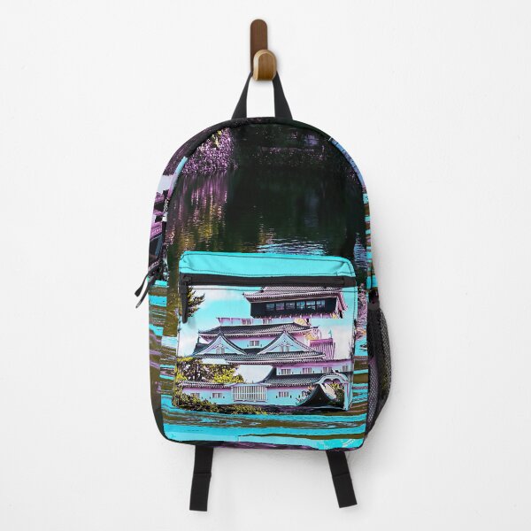 Item preview, Japanese Castle in the Sky Glitch Art designed and sold by glitchhub.