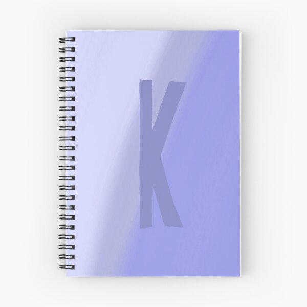 Item preview, Periwinkle K with Gradient Background designed and sold by MusicQueen17.