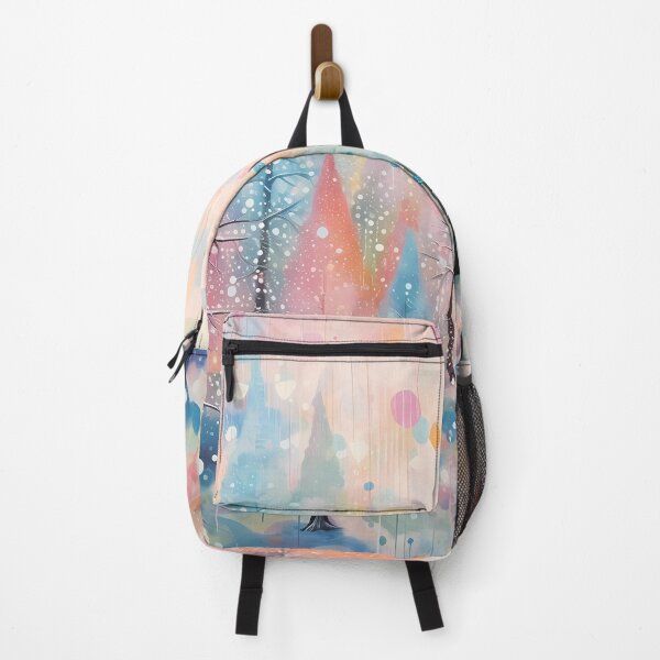 Item preview, Winter landscape. Snow-covered trees. Pastel colors. designed and sold by MagelliShop.