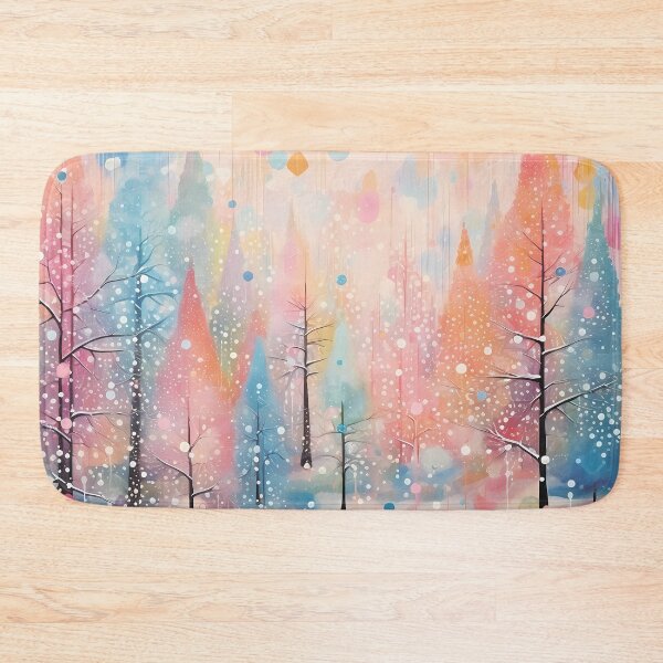 Item preview,  Winter landscape. Snow-covered trees. Pastel colors. designed and sold by MagelliShop.