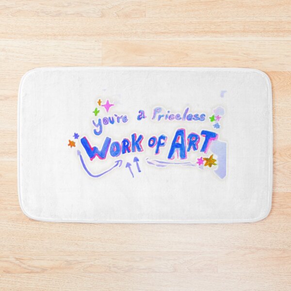 Item preview, You are a priceless work of Art positive affirmation quote designed and sold by happiartworks .