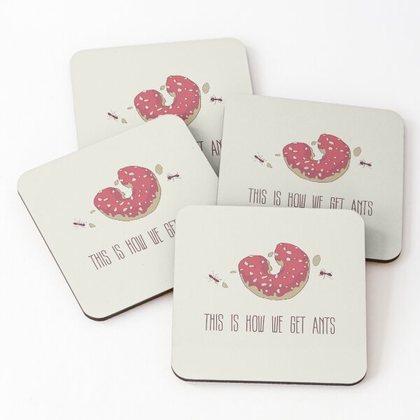 Item preview, "This Is How We Get Ants" Funny Donut designed and sold by Victor Shadehorn.