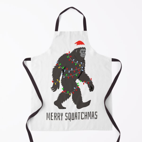 Item preview, Merry Squatchmas - Bigfoot Santa Christmas Lights designed and sold by The High Hippo.