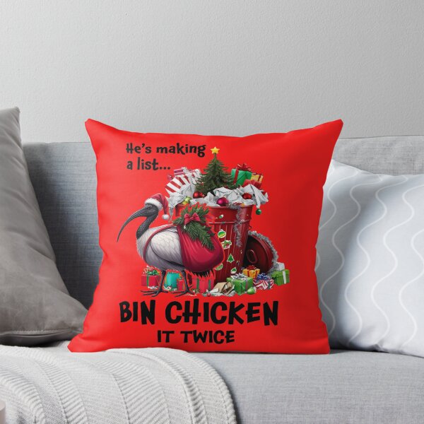 Item preview, Xmas Bin Chicken - He is making a list Bin chicken it twice - Novelty Christmas designed and sold by Pawsitive House.