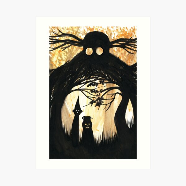 Over the Garden Wall Shadows Art Print