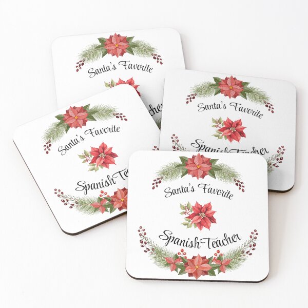 Item preview, Santa's favorite Spanish Teacher designed and sold by M1234s.
