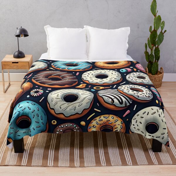 Item preview, Colorful donut pattern designed and sold by Haji Kamora.