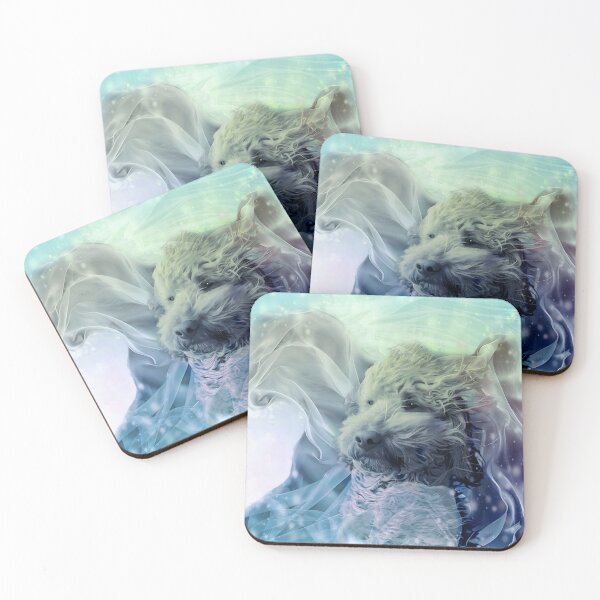 Item preview, Ethereal dog portrait designed and sold by clarazen.