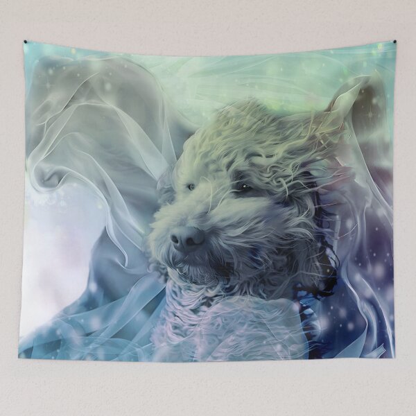Item preview, Ethereal dog portrait designed and sold by clarazen.