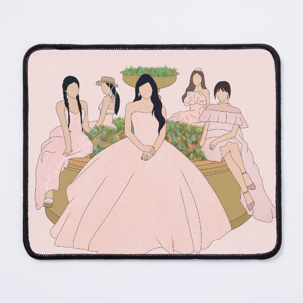 Item preview, Red Velvet Feel My Rhythm Group Photo Drawing Print designed and sold by pamelairene.