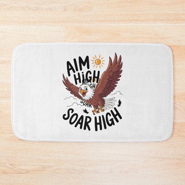 Item preview, Aim High, Soar High - Inspirational Eagle T-Shirt | Motivational Vibes designed and sold by Furr-n-Purr.