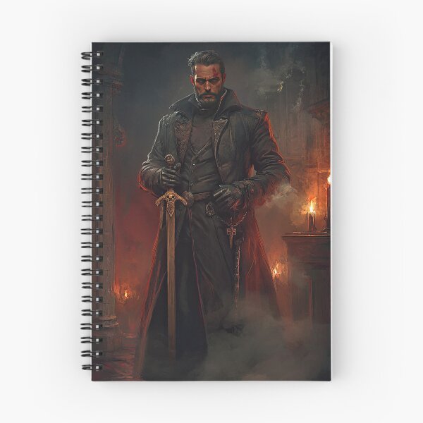 Item preview, Mysterious Figure Holding Ornate Sword designed and sold by artwaves.
