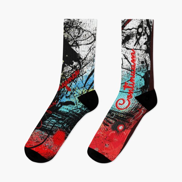 Item preview, Energetic Mix of Lines and Text, beautiful abstract art designed and sold by Art With Impact – Statement Art & Apparel for Deep Thinkers.