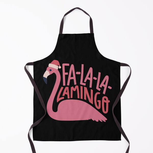 Item preview, Funny Christmas Flamingo "Fa-La-La-La-Mingo" Tropical Holiday Design designed and sold by DrawHandArt.