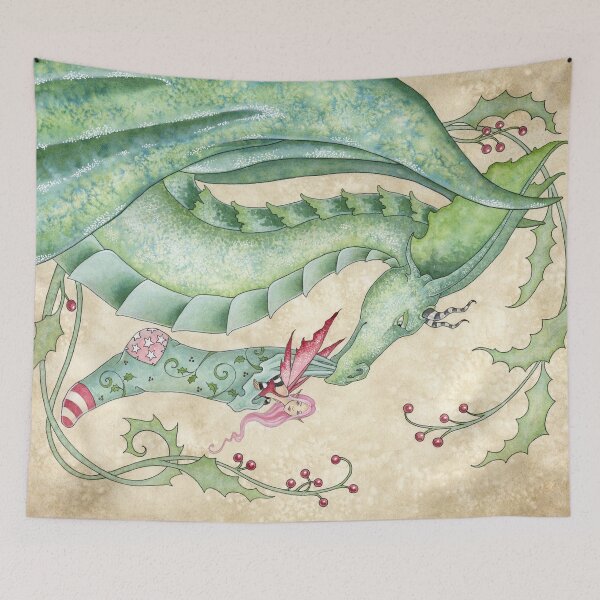 Item preview, Fairy Christmas designed and sold by AmyBrownArt.