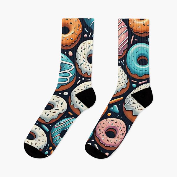 Item preview, Colorful donut pattern designed and sold by Haji  Kamora.