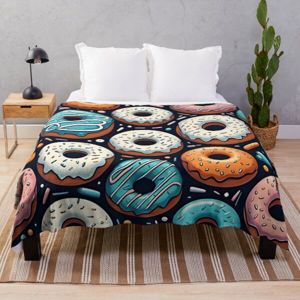 Item preview, Colorful donut pattern designed and sold by Haji Kamora.