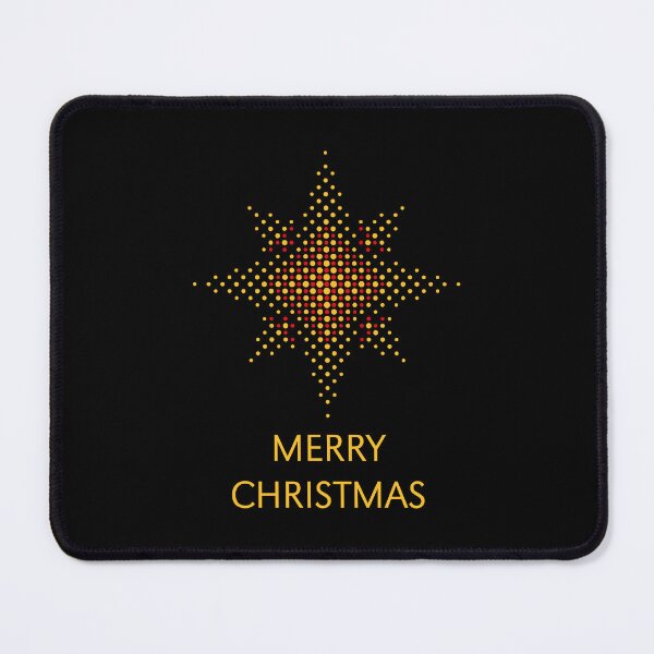 Item preview, Merry Christmas (Star / X-Mas / Xmas / Dots / Gold) designed and sold by MrFaulbaum.