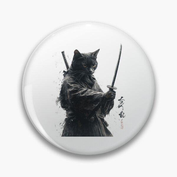 Item preview, Samurai Cat - Epic Japanese Warrior designed and sold by pixal-shop.