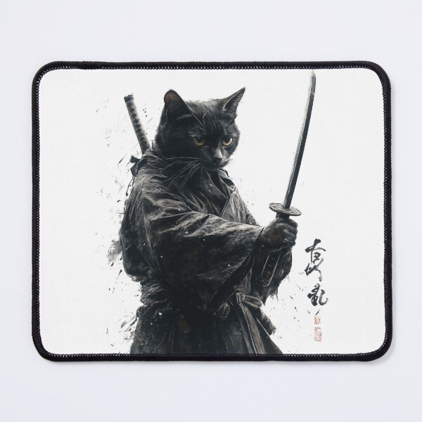 Item preview, Samurai Cat - Epic Japanese Warrior designed and sold by pixal-shop.