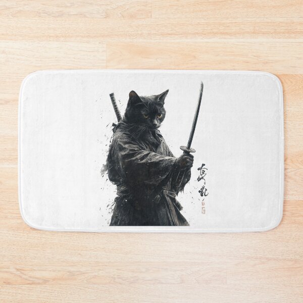 Item preview, Samurai Cat - Epic Japanese Warrior designed and sold by pixal-shop.