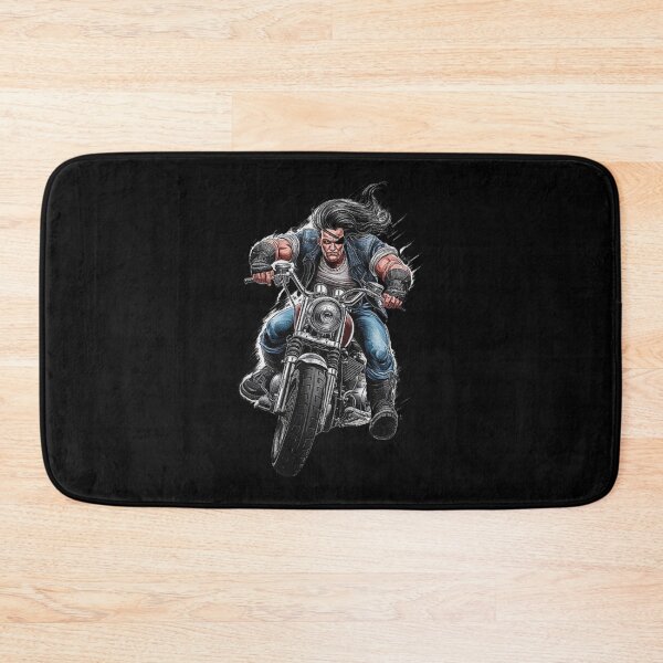 Item preview, Badass Biker with Eye Patch and Wind-Swept Hair designed and sold by love3617.