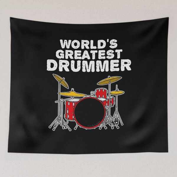 Item preview, World's Greatest Drummer, Drum Teacher Musician Funny designed and sold by doodlerob.
