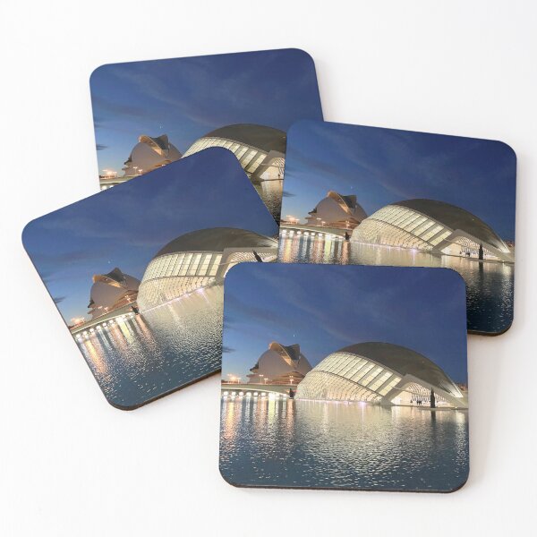 Item preview, Valencia Architecture City of Arts and Science at Night designed and sold by shaldesign.