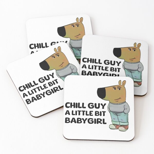Item preview, Chill guy a little bit babygirl designed and sold by tigerrrcat.
