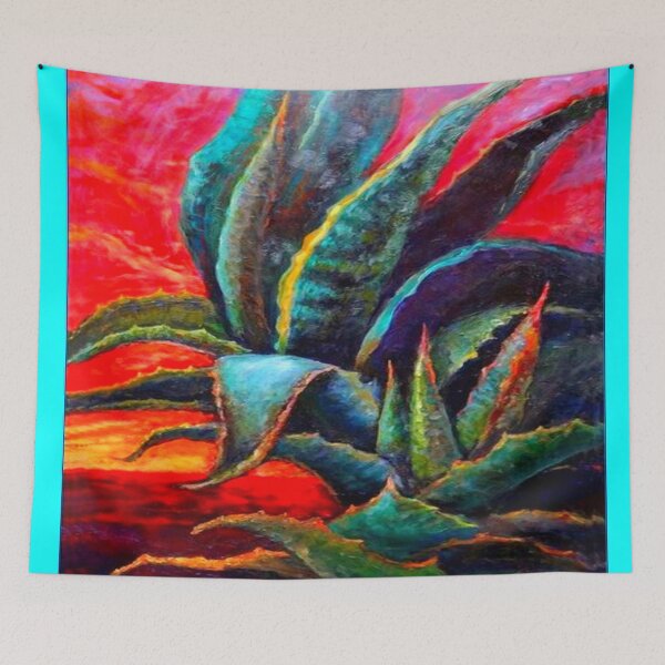 Item preview,  WESTERN DESERT BLUE AGAVE ART designed and sold by sharlesart.