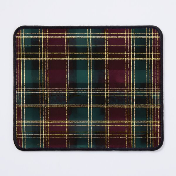 Item preview, Modern Gold and Burgundy Tartan Plaid Design designed and sold by Moisky Patterns.