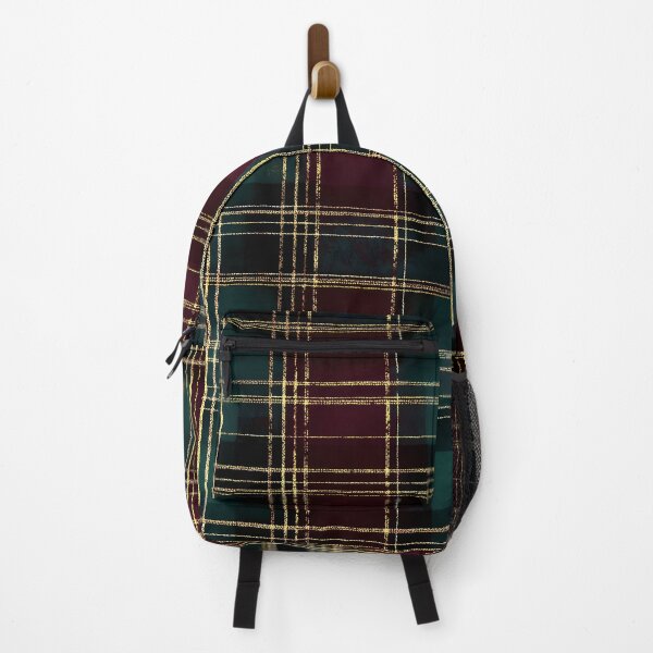 Item preview, Modern Gold and Burgundy Tartan Plaid Design designed and sold by Moisky Patterns.