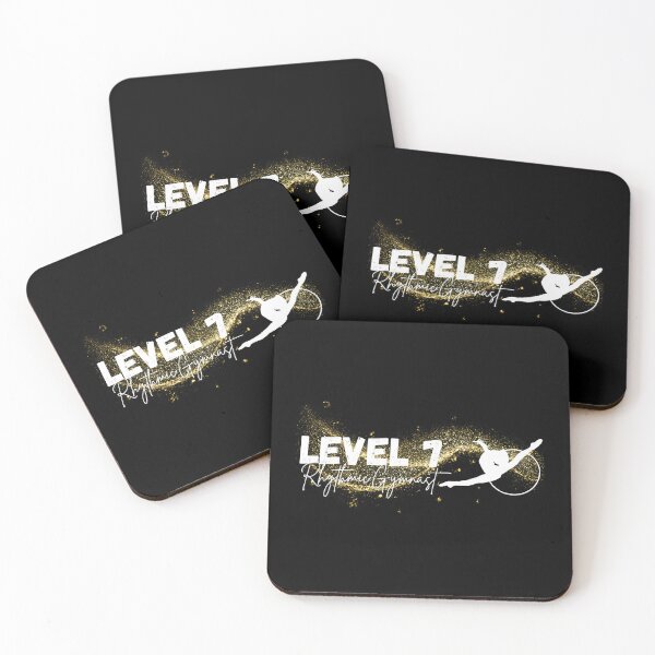 Item preview, Level 7 Rhythmic Gymnast Gold & White designed and sold by DSurwill.