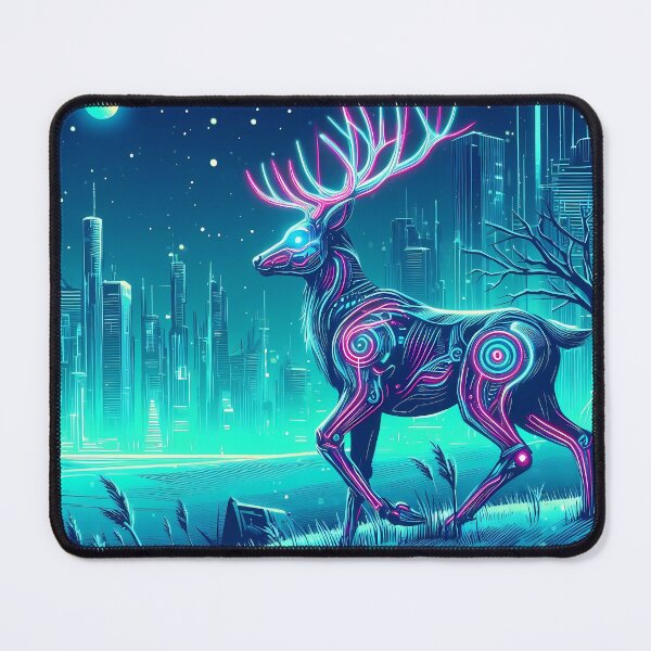 Item preview, 062 - Cyberpunk Reindeer designed and sold by GoLayout.