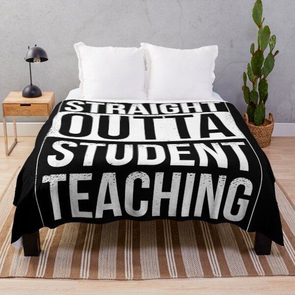 Item preview, Straight Outta Student Teaching Funny Teacher Design designed and sold by DrawHandArt.
