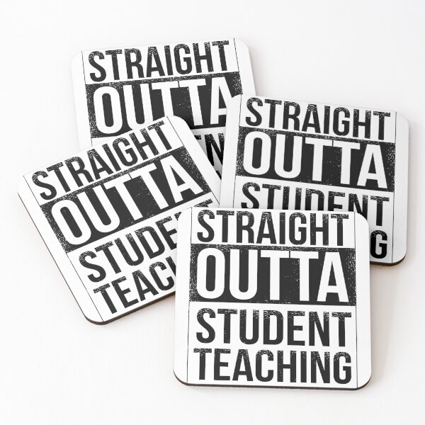 Item preview, Straight Outta Student Teaching Funny Teacher Design designed and sold by DrawHandArt.