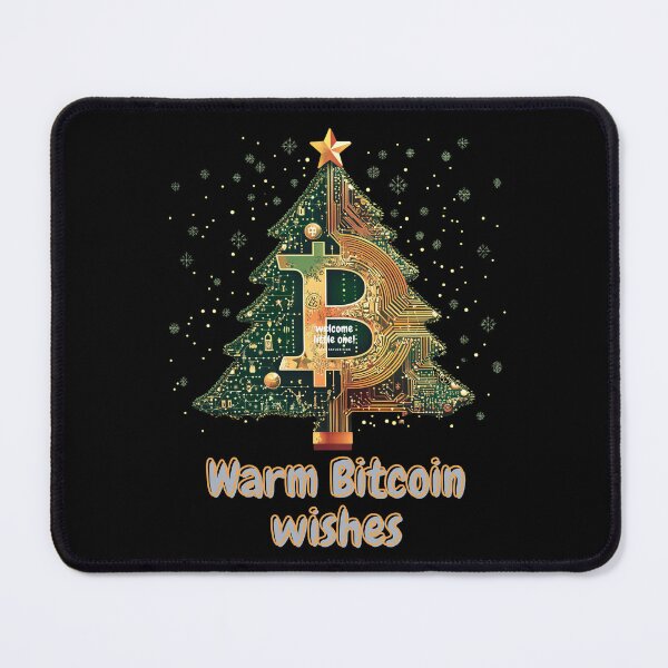 Item preview,  Christmas Bitcoin Warm Bitcoin Wishes designed and sold by BitCryX.