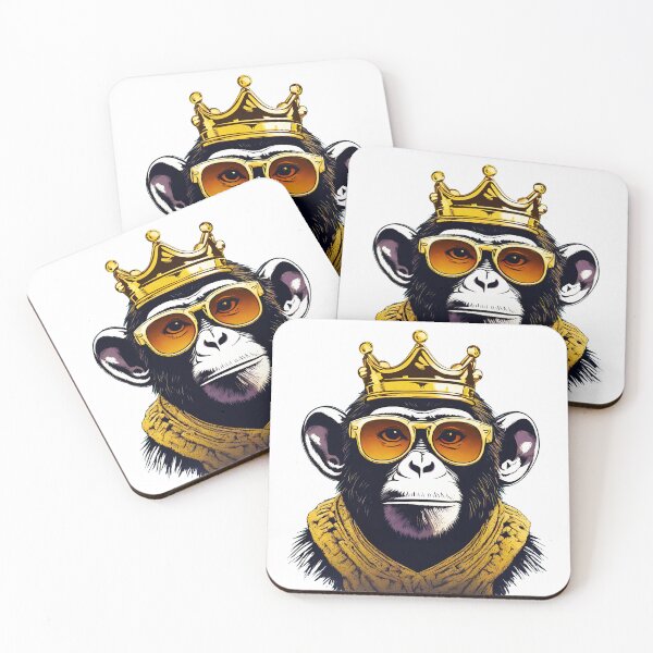 Item preview, Monkey King with Crown and Shades 5 designed and sold by Tom-Johnson.