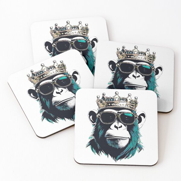 Item preview, Monkey King with Crown and Shades 6 designed and sold by Tom-Johnson.
