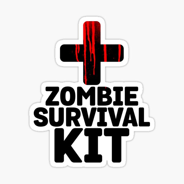 Zombie Survival Stickers | Redbubble