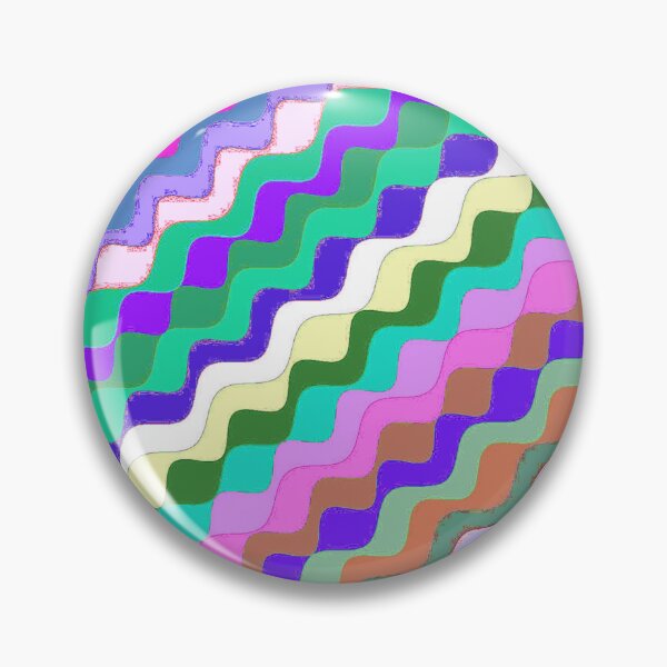 Aperçu de l'œuvre Ondes fractales angulaires multicolores abstraites 18 créée et vendue par SXW Designs.