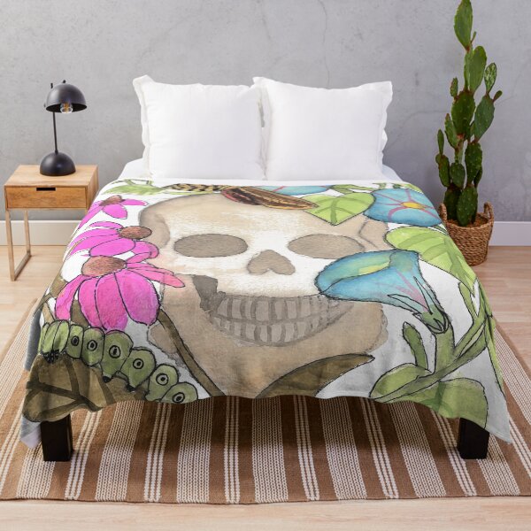 Item preview, Memento Mori: Hummingbird Moth & Morning Glory designed and sold by AshleyCWalker.